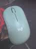 罗技（Logitech）M221 轻音鼠标 无线鼠标 办公鼠标 对称鼠标 带无线微型接收器 薄荷绿 实拍图