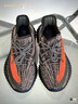 阿迪达斯Yeezy350椰子透气青少年学生灰橙运动鞋 送女友礼物 37 实拍图