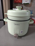 美的（Midea）电煮锅 宿舍小电锅 电蒸锅 多功能家用宿舍泡面小火锅 蒸煮一体电热锅2.6L多功能锅XZE2066 配蒸笼 实拍图