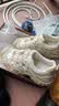 骆驼（CAMEL）极光丑萌鞋女户外登山鞋撞色厚底休闲鞋 L26S202026 米/银/杏 37 实拍图