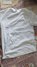 【京东直采】重磅纯棉 圆领短袖男款t恤衣服女士t恤服装真5折专场 白色（短袖） L （110-125斤） 实拍图