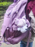 爱迪生发明家库洛小学生书包女孩米减负护脊双肩包初中生背包 25177-2紫色 实拍图