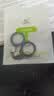 ESCASE【两只装】手机挂绳指环手指扣苹果16promax/华为mate60手机U盘钥匙证件挂饰硅胶软款 黑+绿ES-XR2 实拍图