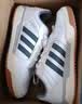 adidas ENTRAP美式校园风运动少年感复古篮球风板鞋男女阿迪达斯   白色/蓝色   42.5 实拍图