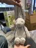 Jellycat害羞乳白色邦尼兔动物毛绒玩偶安抚玩偶娃娃送礼生日礼物 害羞银色邦尼兔 Medium 实拍图