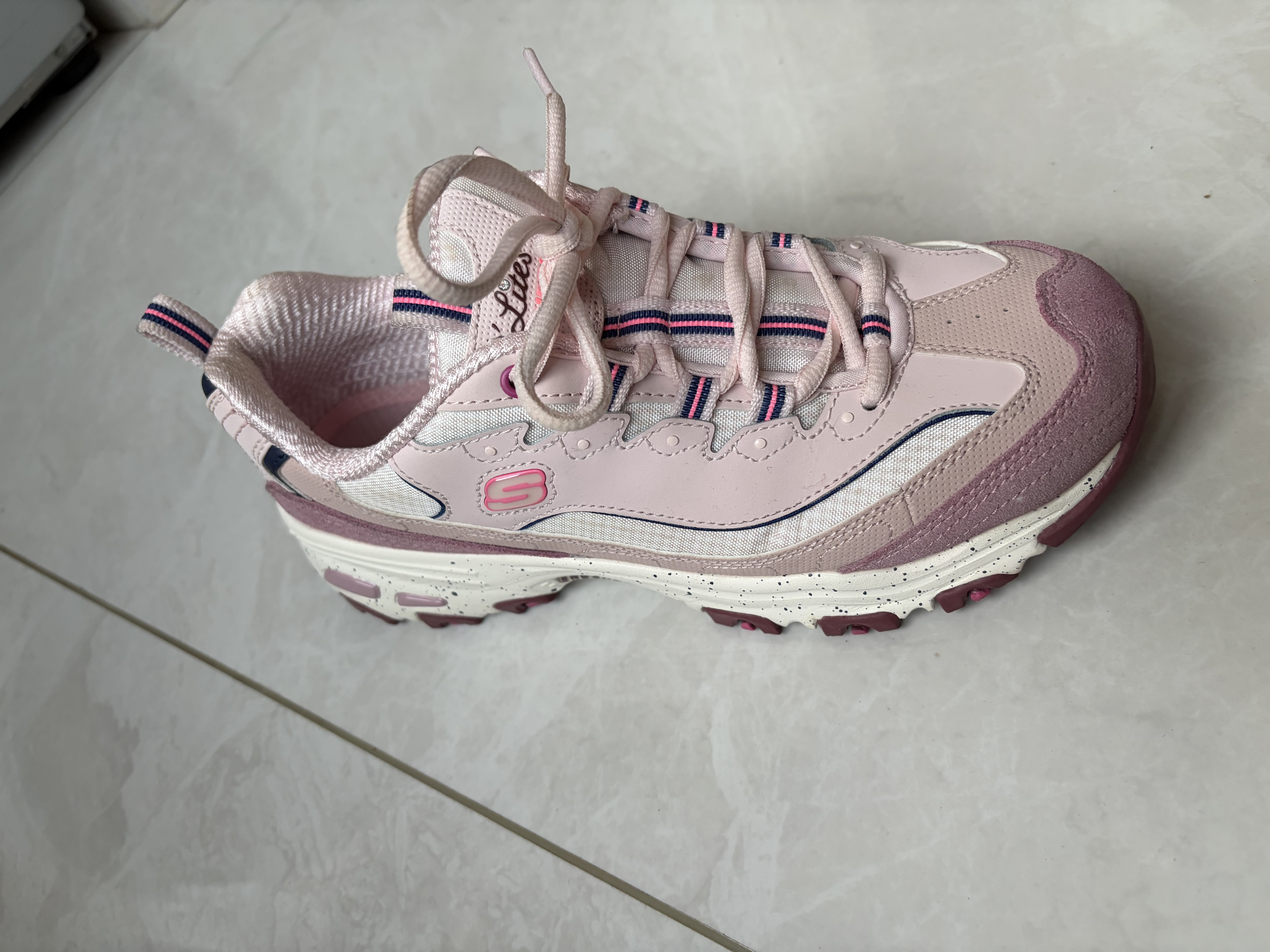 斯凯奇（Skechers）星空熊女鞋夏季熊猫鞋厚底老爹鞋软底百搭休闲运动鞋 实拍图