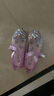 泰兰尼斯夏季新款儿童凉鞋水晶果冻鞋女童闪灯鞋小女孩公主鞋洋气 渐变紫 26 内长16.5cm 适合脚长16.0cm 实拍图