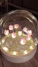 TaTanice郁金香小夜灯DIY花海氛围水晶球摆件儿童减压趣味玩具生日礼物 实拍图