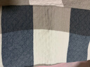 洁丽雅（Grace）家纺 绅士格子纯棉加厚吸汗大枕巾 两条装 兰 145g/条 80*50cm 实拍图