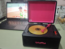 WHATPLUSC300一体式CD机发烧友专辑播放器 复古CD播放机 唱片机造型 蓝牙音响 蓝牙cd机 礼物 黑粉2代 实拍图