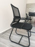 点萤 电脑椅家用弓形办公椅久坐舒适人体工学习椅大学生宿舍网布透气 DNY-84加大黑框黑架黑网 实拍图