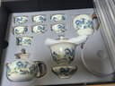 领艺汝窑功夫茶具套装茶壶茶杯整套乔迁父亲节送礼黄汝千里江山11头 实拍图