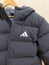 阿迪达斯（adidas）长款羽绒服男女同款鸭绒连帽保暖防风防钻绒潮流外套 L码 实拍图