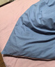 京东京造全棉四件套 国标A类 仿麻空气洗 纯棉吸湿透气床单被套枕套床上四件套 1.8米床暮霞蓝紫 实拍图