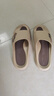 回力运动拖鞋男浴室内户外减震防滑厚底凉拖鞋HL39651卡其色46-47码 实拍图