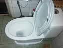 松鲸 卫浴家用马桶坐便器大冲力超漩虹吸式静音连体座便器小户型马桶 直冲型【大冲力】300坑距 实拍图