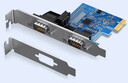 绿联PCI-E转RS232双串口转接卡 PCI转电脑COM串口9针接口扩展卡 台式机双串口光缆拓展卡 80116 实拍图