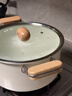 小熊（Bear）0涂层钛陶瓷汤锅 家用24cm奶锅炖锅煮粥锅燃气灶通用JG042-P02 实拍图
