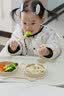 新安怡（AVENT）飞利浦宝宝PPSU抓握训练叉勺儿童自主进食勺子饭盒 实拍图
