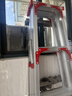 康鹏梯子家用折叠伸缩加厚铝合金人字梯室内多功能伸缩楼梯登高工程梯 全三角片加固-2.0米加厚 实拍图