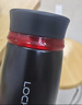 乐扣乐扣（LOCK&LOCK）菲特旋转盖轻量杯保温杯学生商务水杯450ml黑红 LHC4131BKR 实拍图