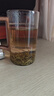 泥也喝绿茶杯月牙玻璃木柄泡茶杯耐高温防烫手带过滤大容量家用办公杯 实拍图