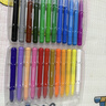 得力（deli）水溶性油画棒24色可水洗旋转出芯蜡笔炫彩棒套装幼儿画画涂色油画棒儿童礼物 实拍图