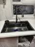 四季沐歌厨房水槽纯手工大单槽L8系列5MM加厚304不锈钢抗菌集渣洗菜盆75 实拍图