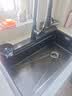 东鹏（DONGPENG）厨房水槽304不锈钢小米粒压纹厨房大单槽洗菜盆洗手盆DP6黑色8045 实拍图