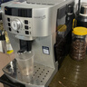 德龙（Delonghi） 意式咖啡机家用全自动研磨一体萃取一键式美式咖啡奶泡机现磨自动清洗洗豆/粉双用ECAM22.110 22.110【银色】 实拍图
