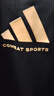 阿迪达斯（adidas）长裤男女春季宽松透气直筒裤跑步运动防风休闲裤  黑金 2XL 实拍图
