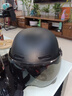 轩沁轩香电动车头盔骑行男女士半盔摩托车电瓶车春夏天遮阳防晒帽四季通用盔3c认证雾天用安全帽 哑黑茶短【升级3C款】 均码 实拍图