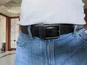 Calvin KleinJeans男双面用商务绅休闲通勤ck针扣式牛皮革腰带皮带礼物 TPP-哑光黑 105cm 实拍图