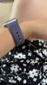 Apple/苹果 Watch S11 智能手表GPS+蜂窝款46毫米银色铝金属表壳雾紫色运动型表带M/L MFDL4CH/B 实拍图