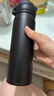 膳魔师（THERMOS）不锈钢保温杯磨砂黑保冷杯500ml车载水杯男女学生礼物JNL-502-ALB 实拍图