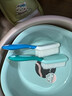 茶花 抗菌塑料盆25.5cm1只装洗脸盆子婴儿儿童洗内裤洗脚盆 蓝色* 实拍图