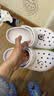 卡骆驰（CROCS）经典洞洞鞋轻便百搭女沙滩鞋包头拖鞋男鞋|10001 葡萄冰-5DK（含智必星） 39 (240mm) 实拍图