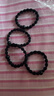 优家（UPLUS）豆豆发绳黑色10根无痕头绳发圈高弹力皮筋皮套扎头发头饰发饰 实拍图