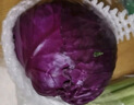有机汇有机紫甘蓝 紫包菜卷心菜 沙拉轻食榨汁有机蔬菜 新鲜无农残 500g 实拍图