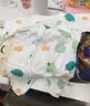 贝瑞加（Babyprints）婴儿连体衣2件装新生儿长袖四季哈衣纯棉爬服护肚蝴蝶衣 黄59 实拍图