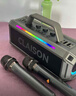 CLAISON【柏林之声】蓝牙音箱高音质音响话筒一体自带声卡广场舞家庭KTV套装户外K歌便携式大功率低音炮 灰色【单话筒】300W丨震撼音效 实拍图