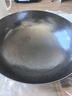 臻三环章丘铁锅炒锅手工锻打铁锅无涂层不易粘锅炒菜锅厨房好物一环轻音 古法原色（适合2-4人） 32cm 实拍图
