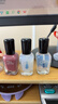 Miss Candy透明指甲油15ml蛋白强韧底油亮油美甲套装免烤护甲油可撕拉SC012 实拍图