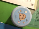 得力（deli）【得力卡通新品】卡皮巴拉桌面吸尘器 强吸力电池款 迷你键盘除尘 橡皮屑清洁器 学生用品 BL145蓝 实拍图