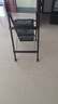 华恺之星梯子人字梯家用梯子楼梯折叠梯子多功能花架梯凳子TZ57三步黑 实拍图