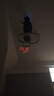 得光智能蓝牙自动对时投影钟大屏夜光电子时钟卧室客厅氛围灯背光数字时钟表摆多功能闹钟日期温度计 深灰色 实拍图