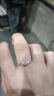 唯一（Winy）999足银情侣对戒男女款莫桑钻戒指一对求婚订婚结婚表白礼物 实拍图