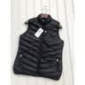 秋冬轻薄上衣棉马甲背心宽松新款大码女装保暖外穿显瘦内搭马夹女 黑色 【条纹内里】 4XL 【建议125-140斤】 实拍图