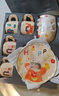 摩登主妇一家三口碗碟套装家用家庭亲子餐具订婚结婚生日礼物 实拍图