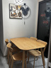 源氏木语 精选实木餐桌现代简约家用饭桌北欧小户型餐厅桌子橡木 【7】原木色餐桌1.3米+圆弧餐椅*4 实拍图